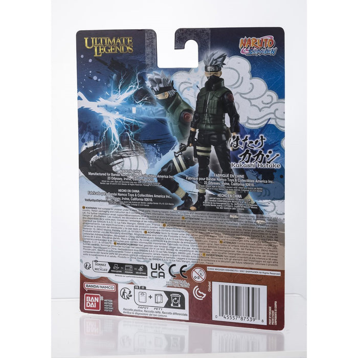 Bandai Ultimate Legends: Naruto Shippuden - Kakashi Hatake Cuarta Guerra Ninja Figura de Accion