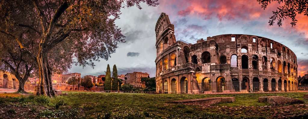 Ravensburger Rompecabezas Adultos: Coliseo Romano Panorama 1000 piezas