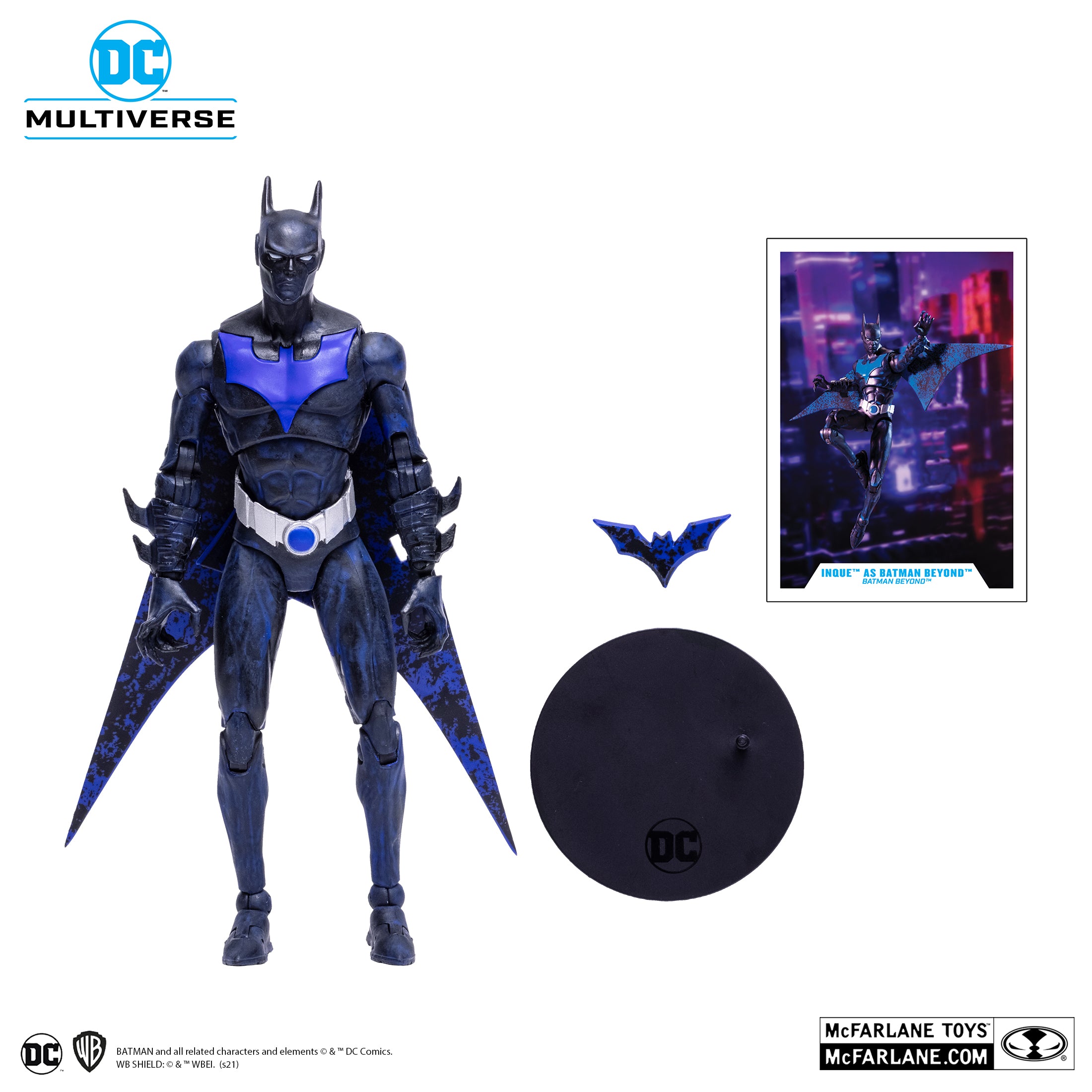 McFarlane Figura de Accion: DC Multiverse Batman Beyond - Inque 7 Pulgadas