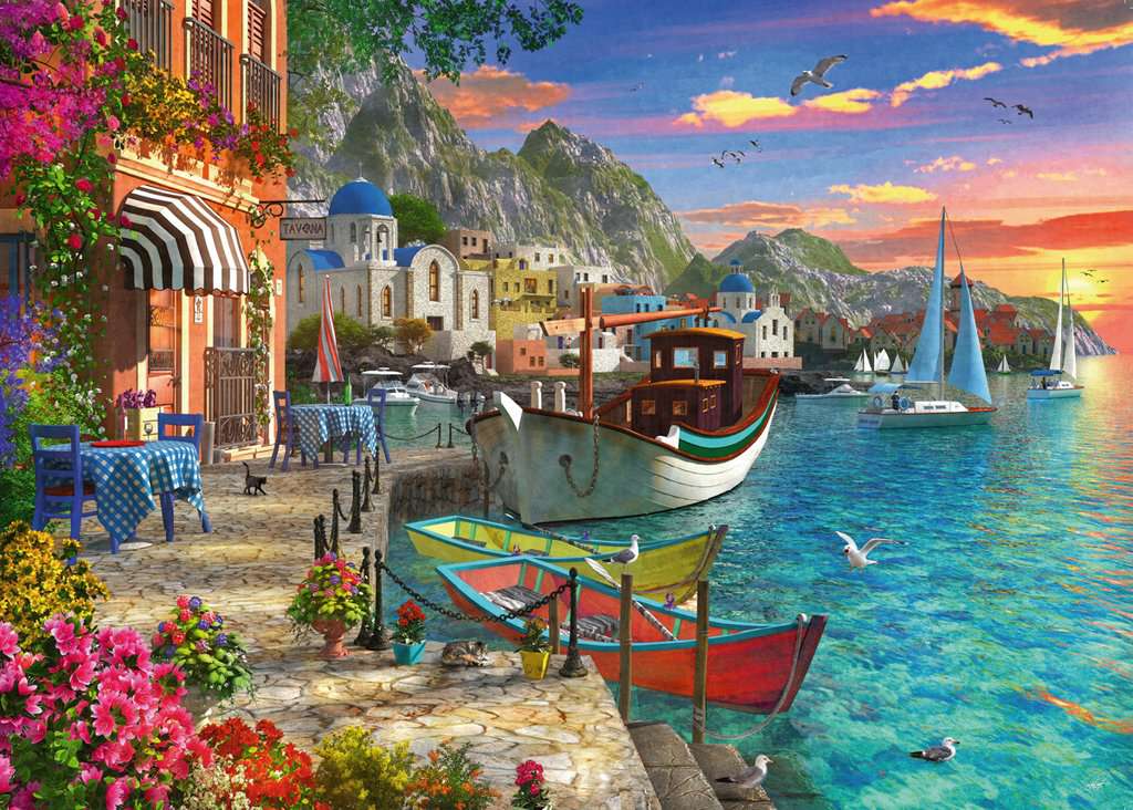 Ravensburger Rompecabezas Adultos: Maravillosa Grecia 1000 piezas