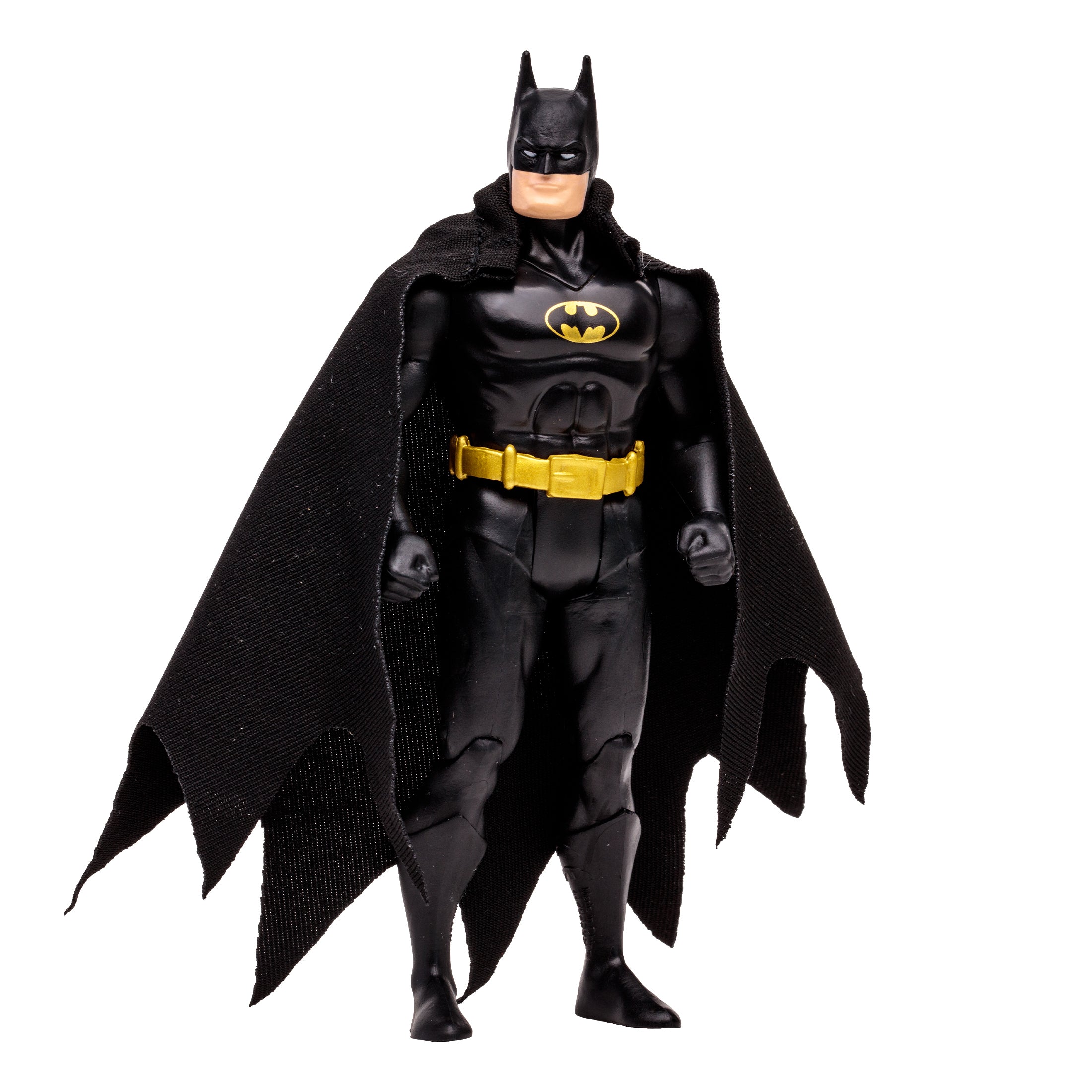 McFarlane Super Powers Figura de Accion: DC Batman - Batman Black Suit 4.5 Pulgadas