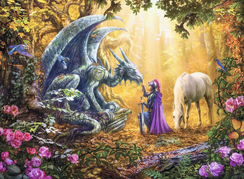 Ravensburger Rompecabezas Adultos: Dragones y Caballeros 500 piezas