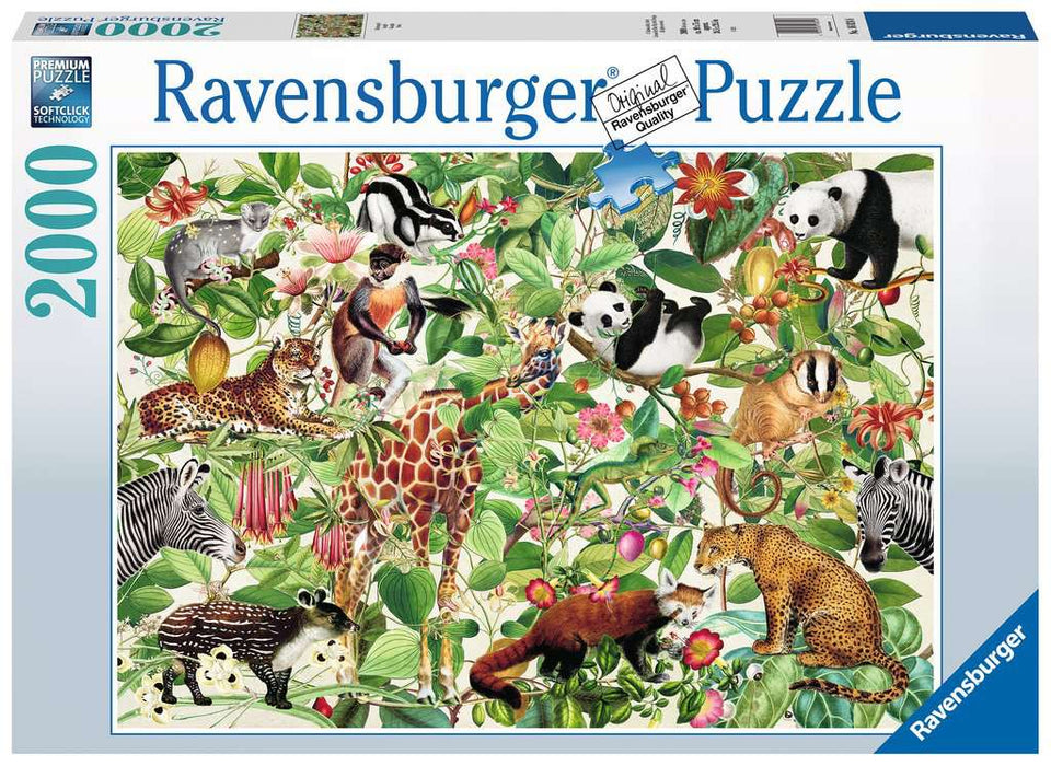 Ravensburger Rompecabezas: Animales de la Selva 2000 piezas