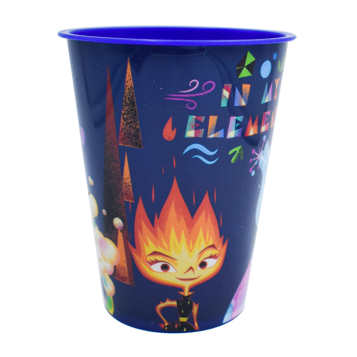 Fun Kids Vaso Perlescente: Pixar Elemental - Personajes De Elemental 450 ml