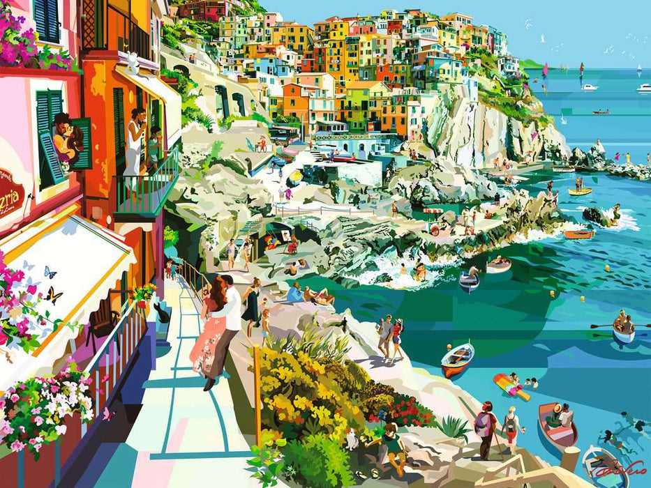 Ravensburger Rompecabezas Adultos: Romance en Cinque Terre 1500 piezas