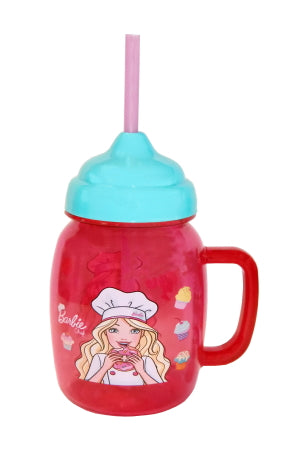 Fun Kids Tarro De Plastico Con Asa y Tapa: Barbie Movie 400 ml