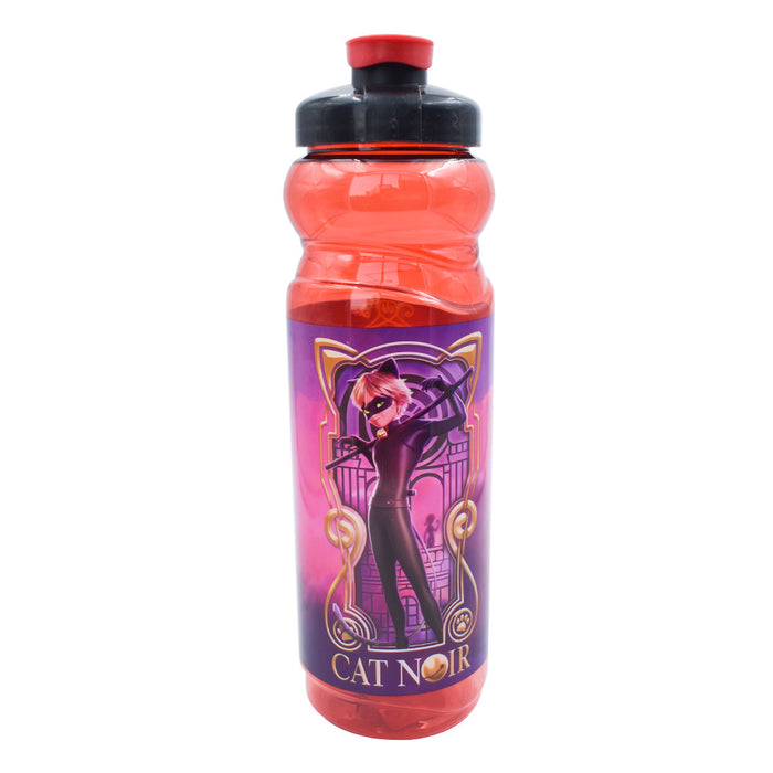 Fun Kids Botella De Acrilico: Lady Bug Movie - Lady Bug y Cat Noir 600 ml