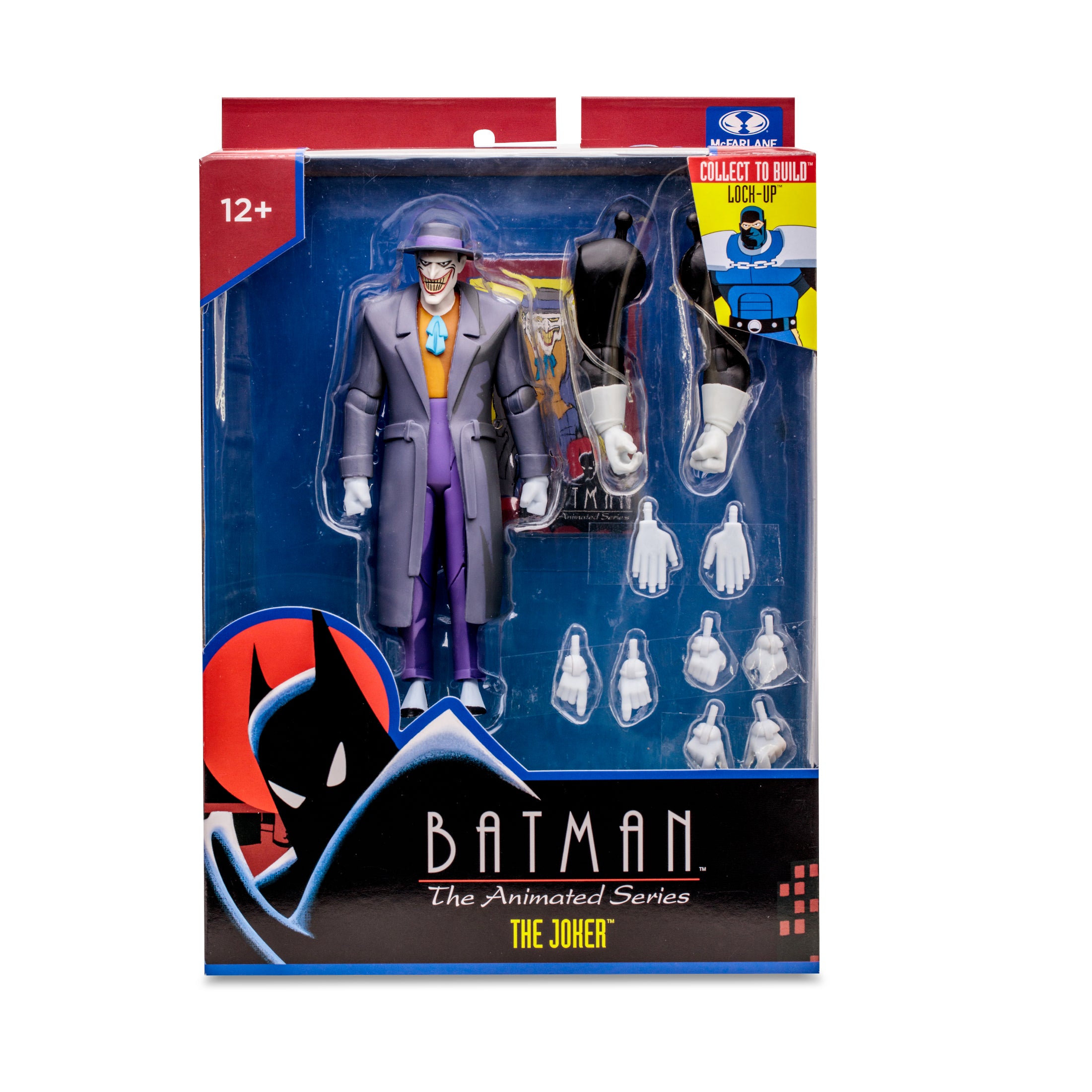 McFarlane Build A Lock Up: DC Batman The Animation Series - Joker Con Abrigo 6 Pulgadas