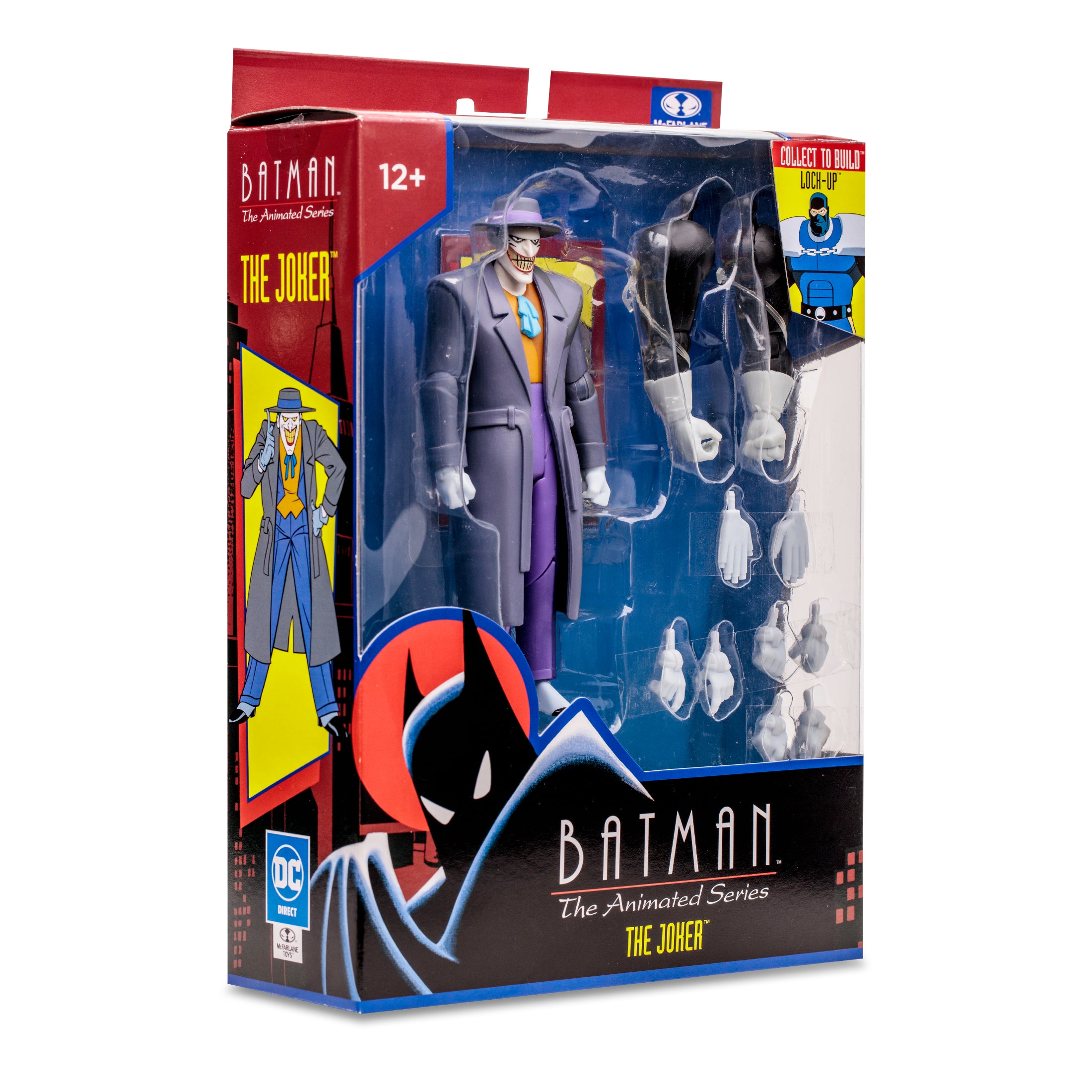 McFarlane Build A Lock Up: DC Batman The Animation Series - Joker Con Abrigo 6 Pulgadas