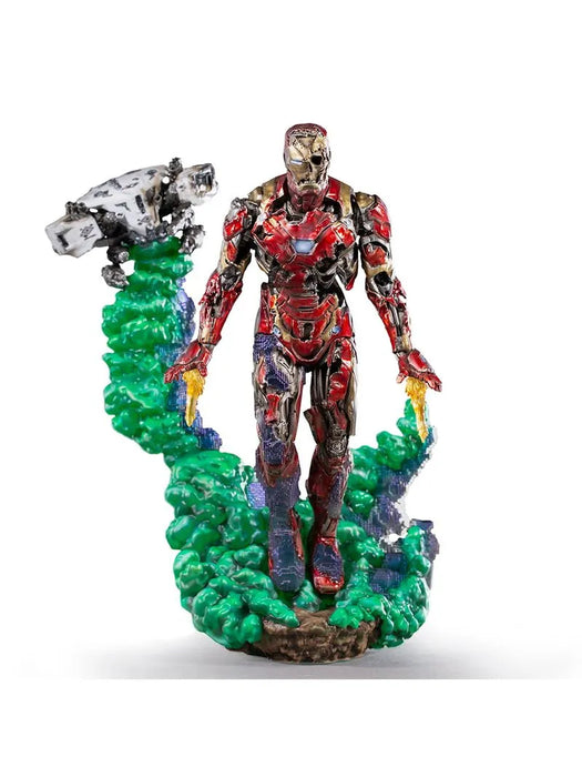 IRON Studios: Marvel Spider-Man Far From Home - Iron Man Ilusion Deluxe Escala de Arte 1/10