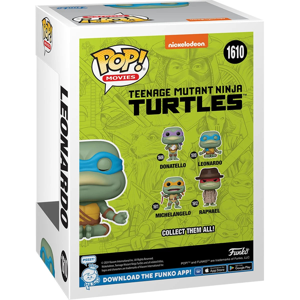 Funko Pop Movies: TMNT Tortugas Ninja - Leonardo Meditando