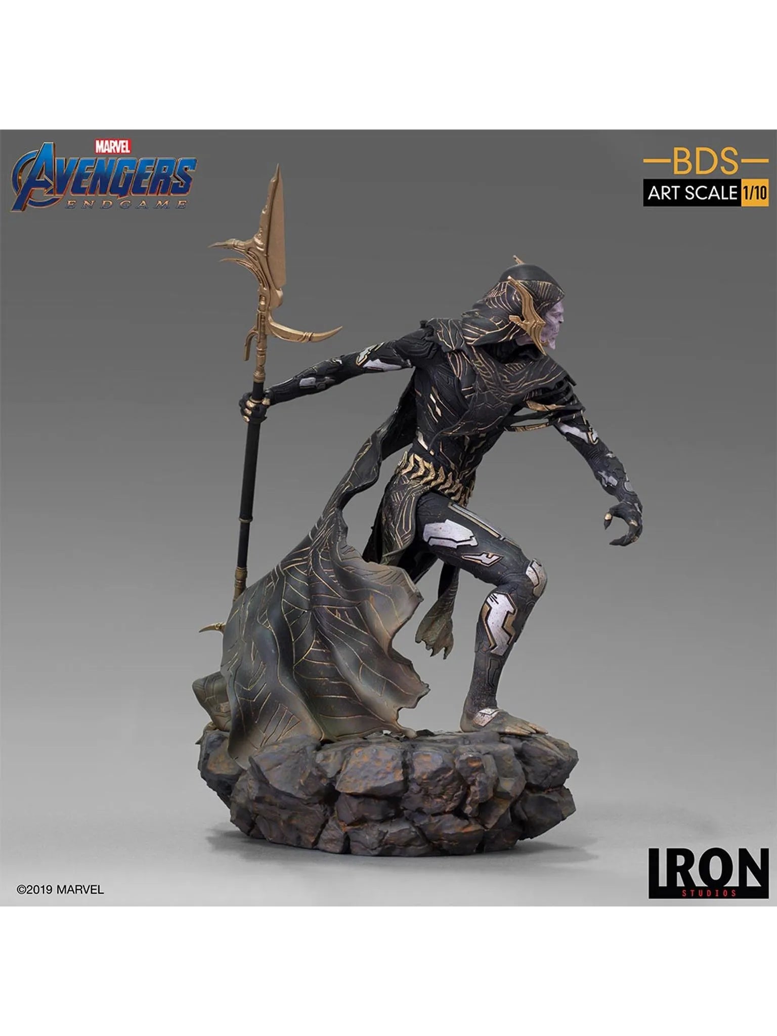 IRON Studios: Marvel Avengers Endgame - Corvus Glaive Black Order BDS Escala de Arte 1/10