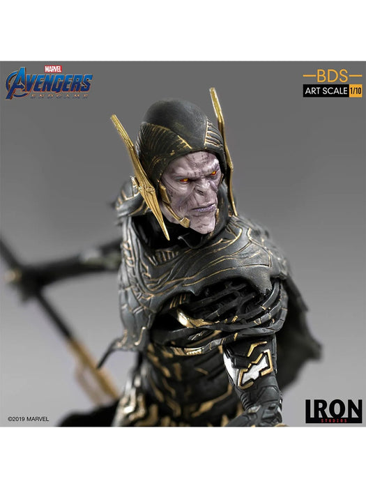 IRON Studios: Marvel Avengers Endgame - Corvus Glaive Black Order BDS Escala de Arte 1/10