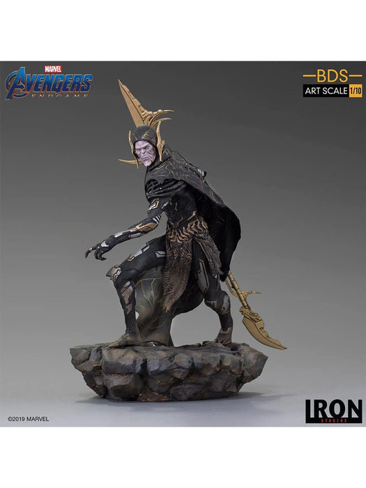 IRON Studios: Marvel Avengers Endgame - Corvus Glaive Black Order BDS Escala de Arte 1/10