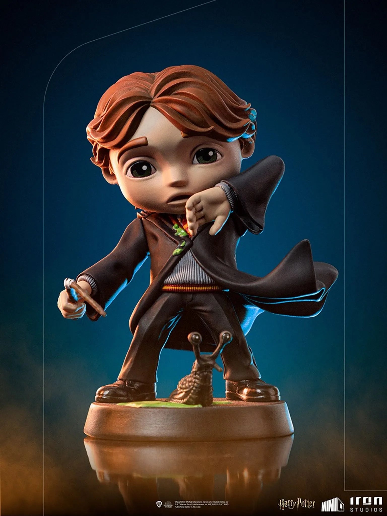 IRON Studios MiniCo: Harry Potter - Ron Weasley Con Varita Rota