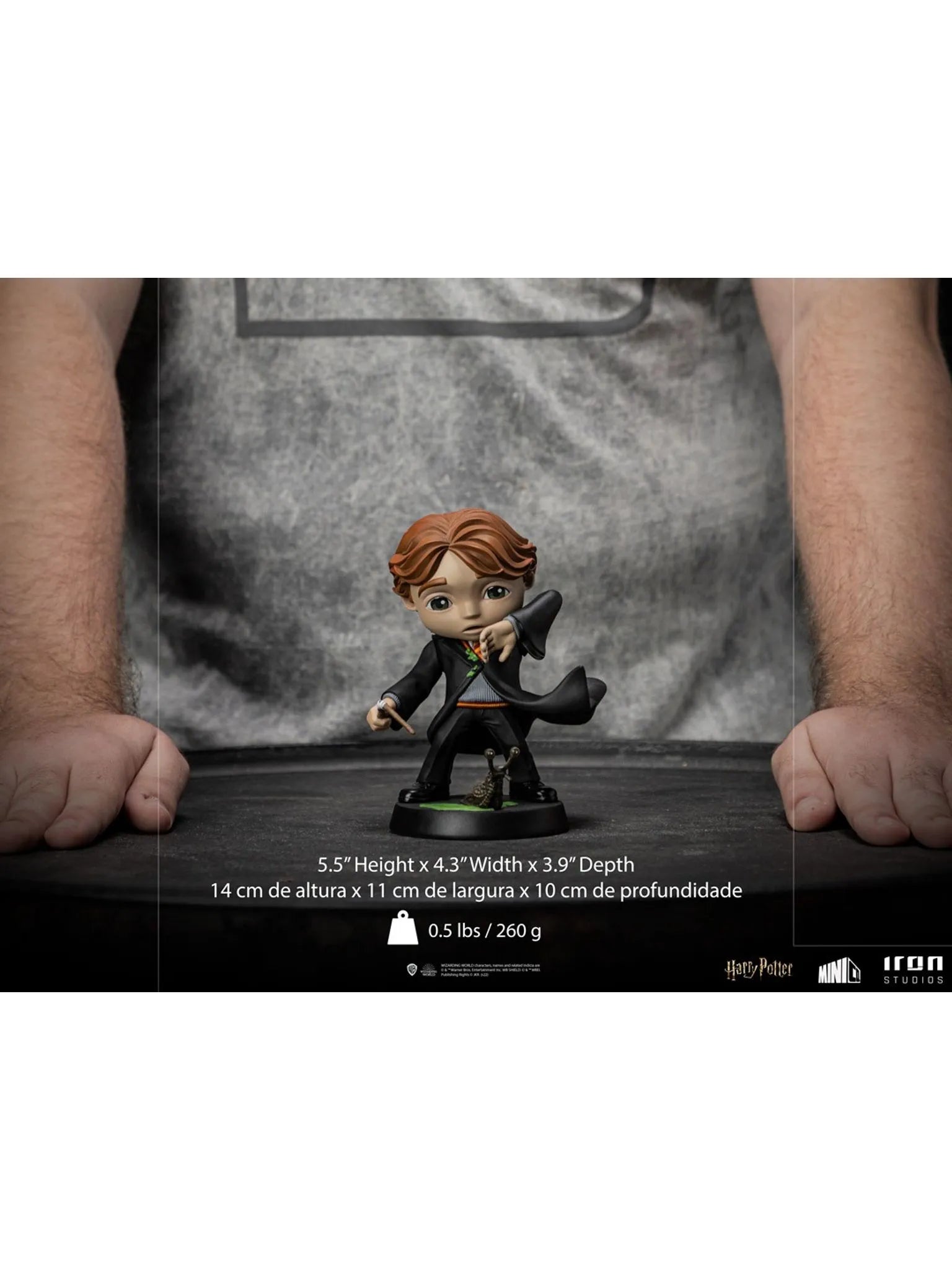 IRON Studios MiniCo: Harry Potter - Ron Weasley Con Varita Rota