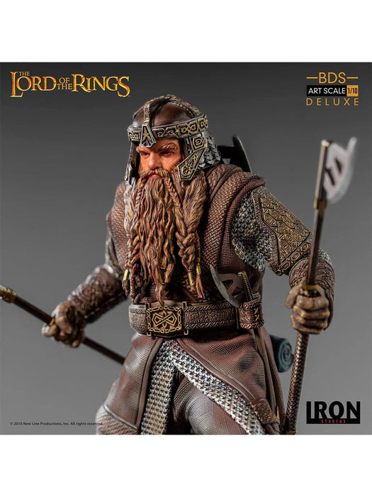 IRON Studios: The Lord Of The Rings - Gimli Deluxe BDS Escala de Arte 1/10