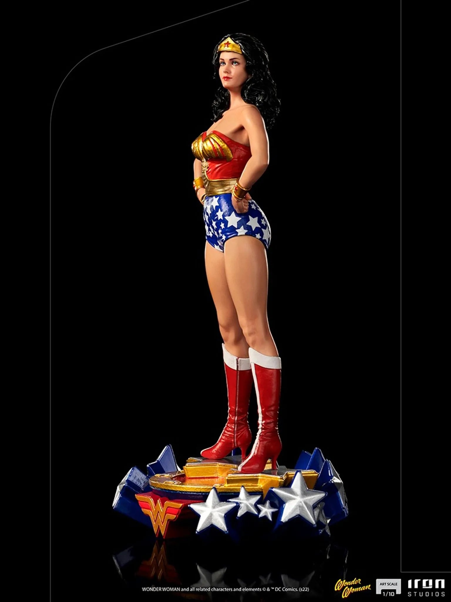 IRON Studios: DC Wonder Woman - Lynda Carter Escala de Arte 1/10