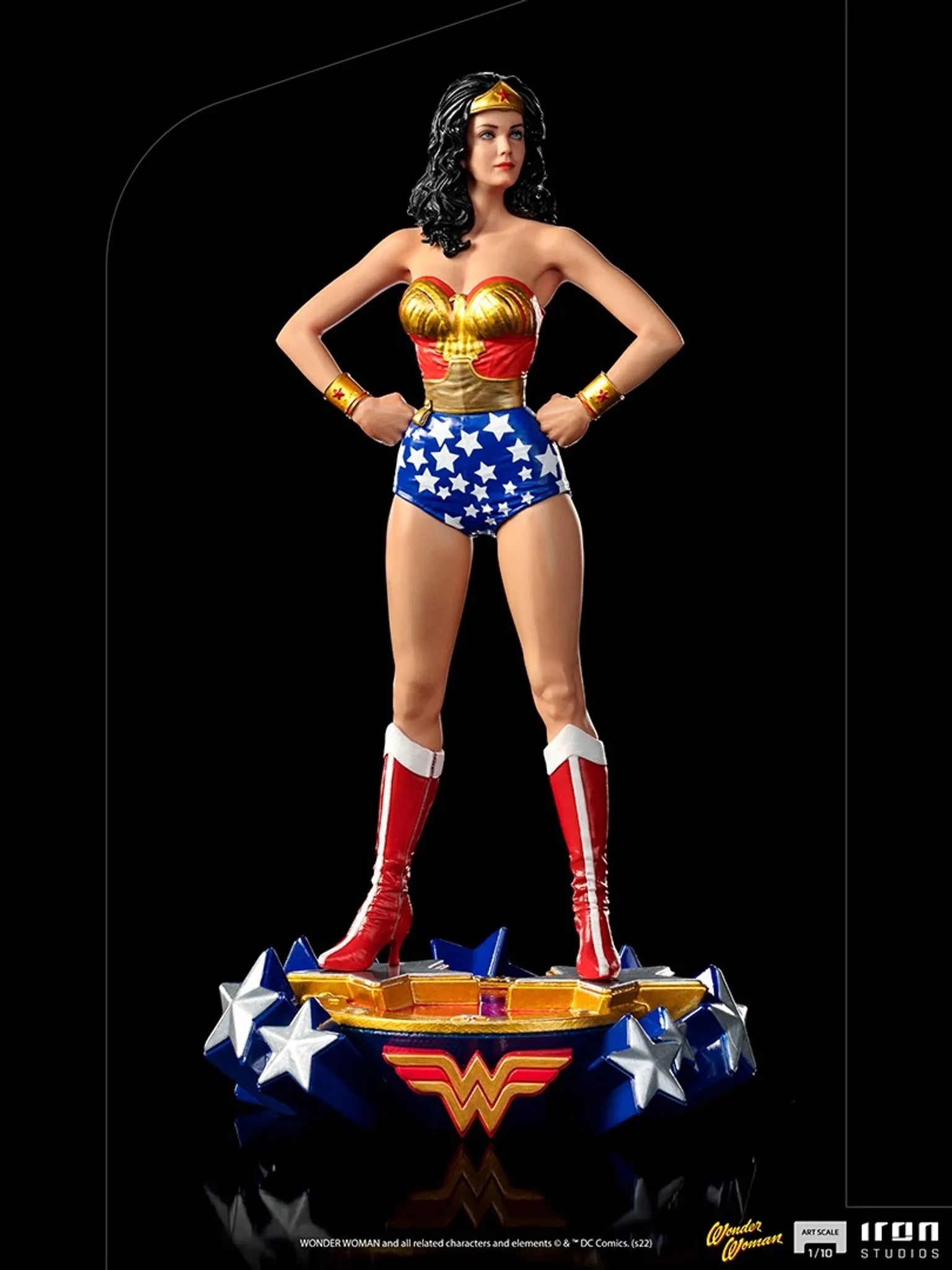 IRON Studios: DC Wonder Woman - Lynda Carter Escala de Arte 1/10