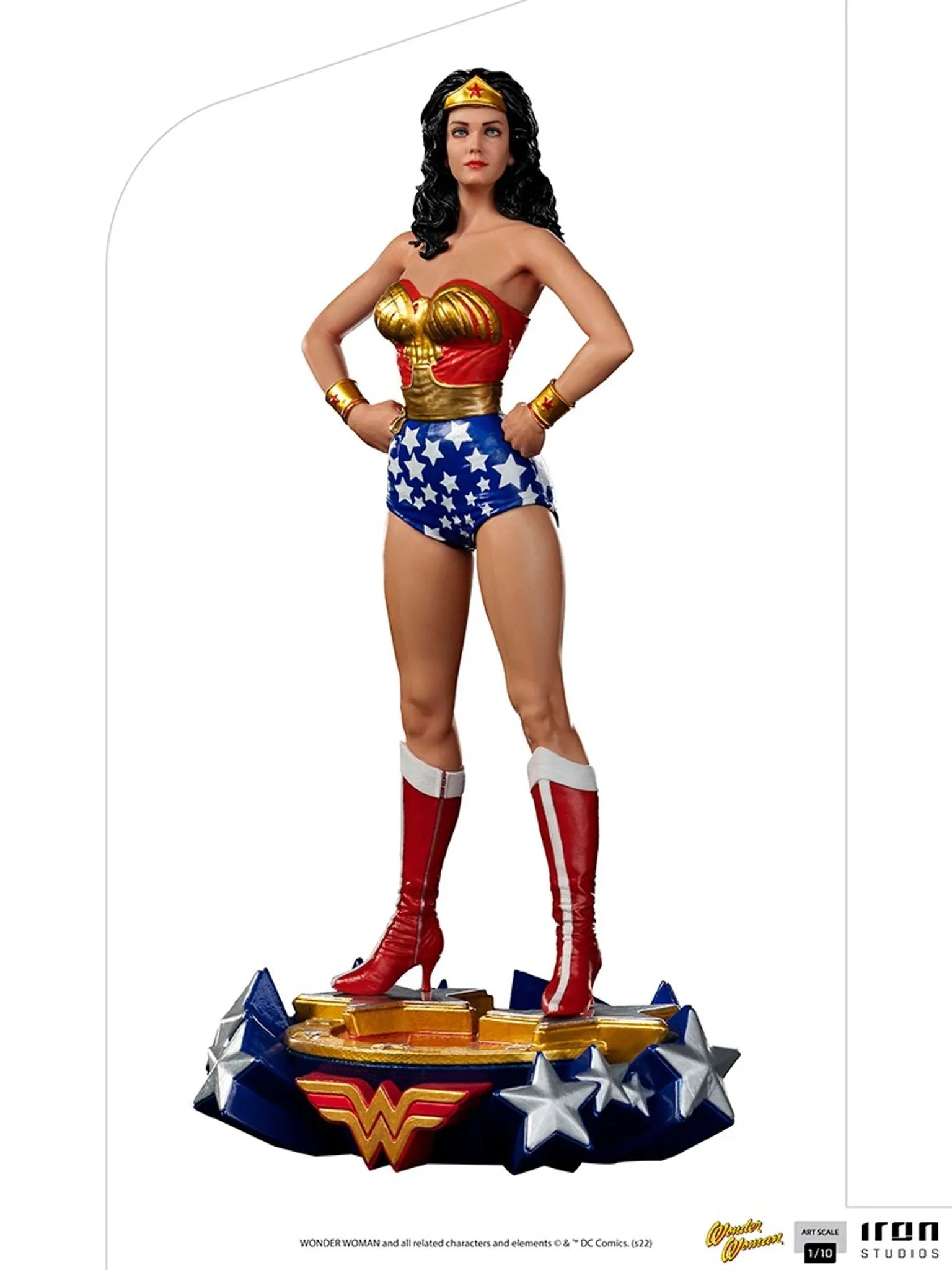 IRON Studios: DC Wonder Woman - Lynda Carter Escala de Arte 1/10