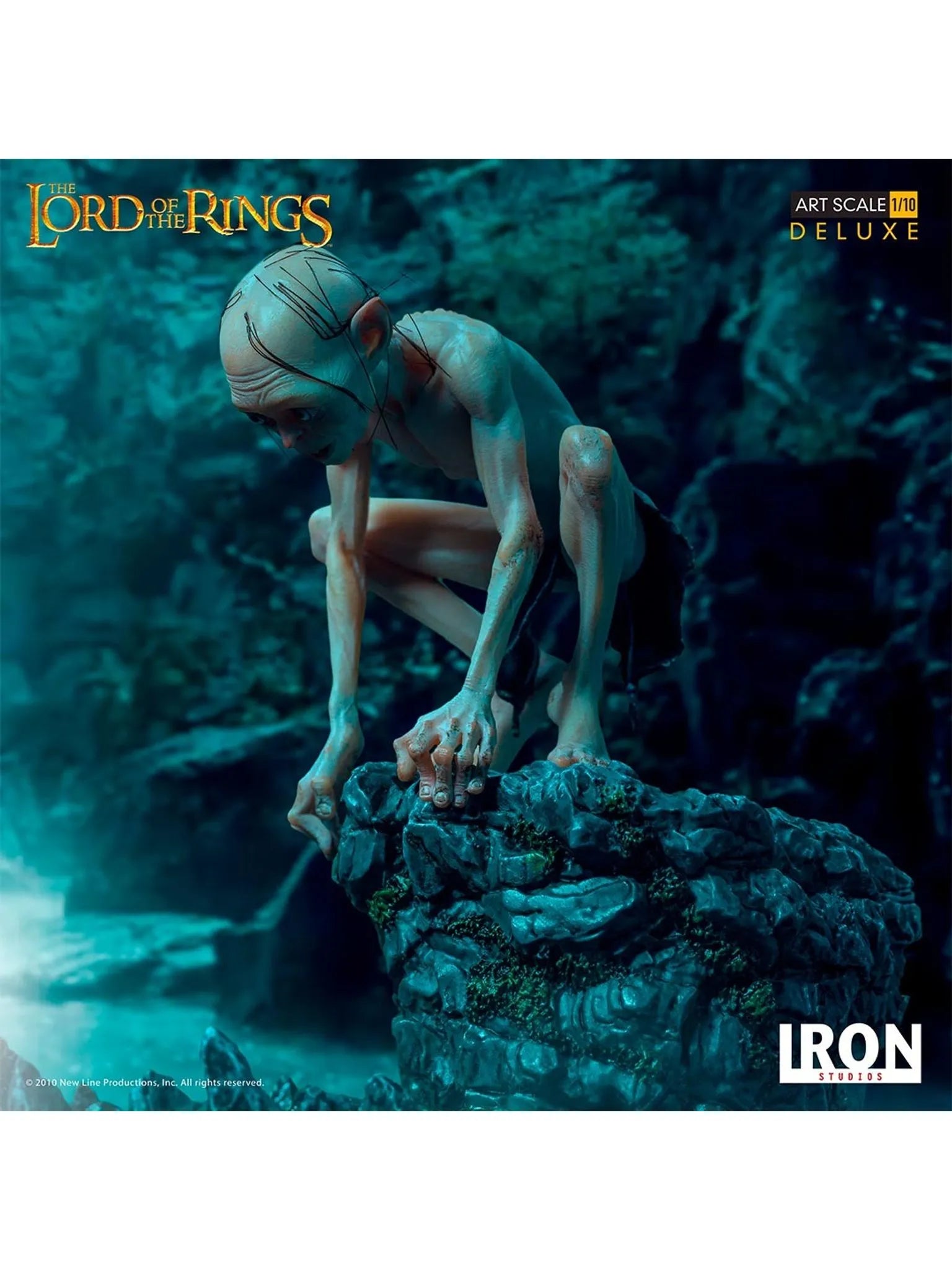 IRON Studios: The Lord Of The Rings - Gollum Deluxe Escala 1/10