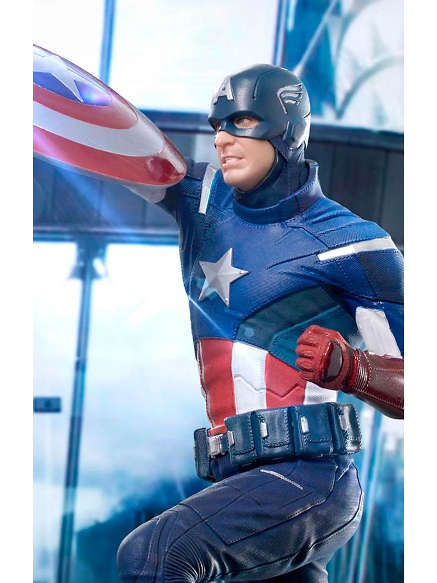 IRON Studios: Marvel Avengers Endgame - Capitan America 2012 BDS Escala de Arte 1/10