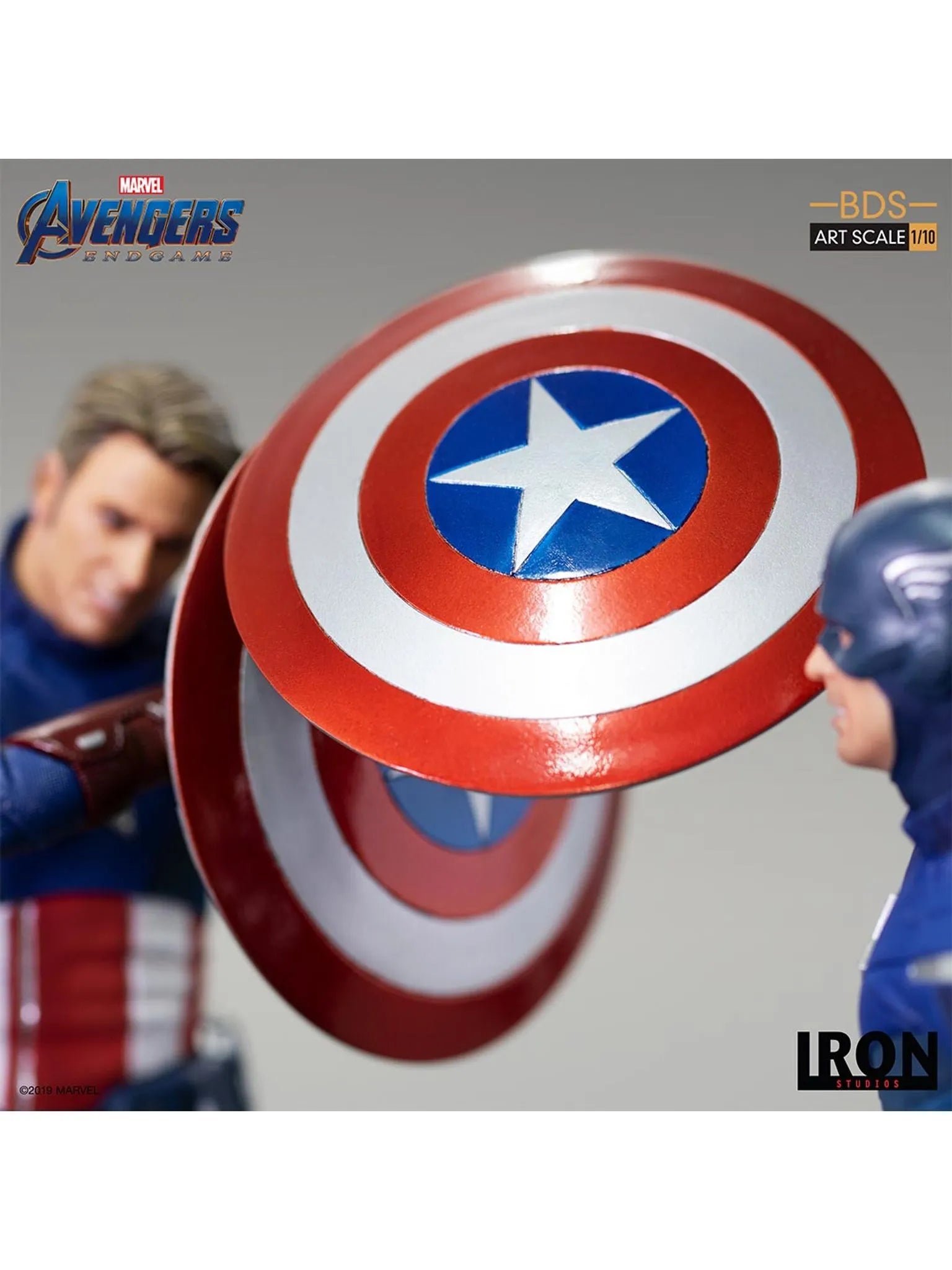 IRON Studios: Marvel Avengers Endgame - Capitan America 2012 BDS Escala de Arte 1/10