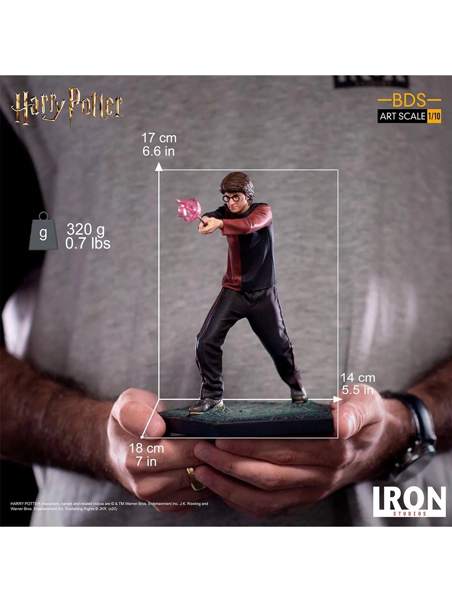 IRON Studios: Harry Potter y El Caliz De Fuego - Harry Potter BDS Escala de Arte 1/10