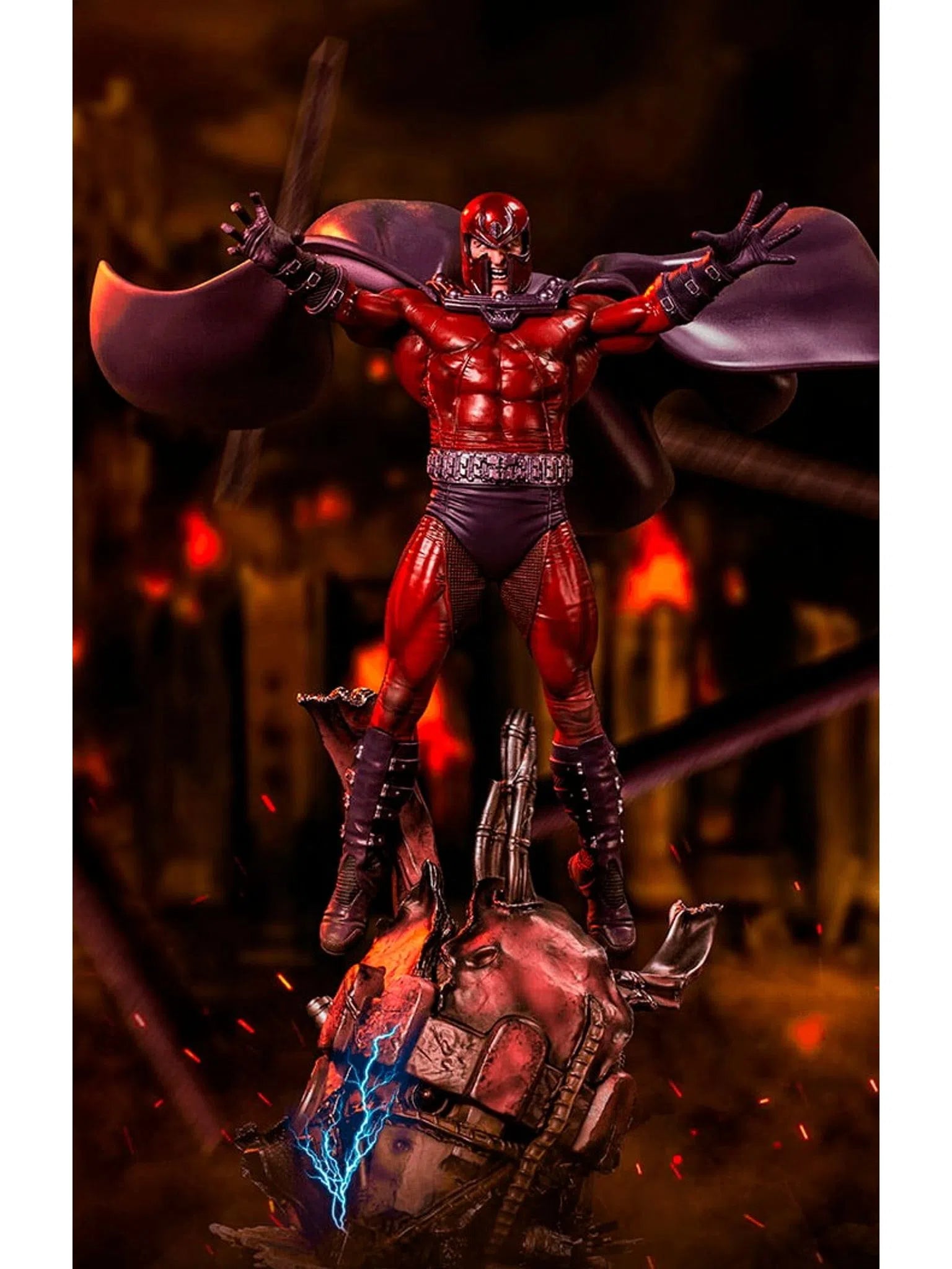 IRON Studios: Marvel X Men - Magneto Deluxe BDS Escala de Arte 1/10