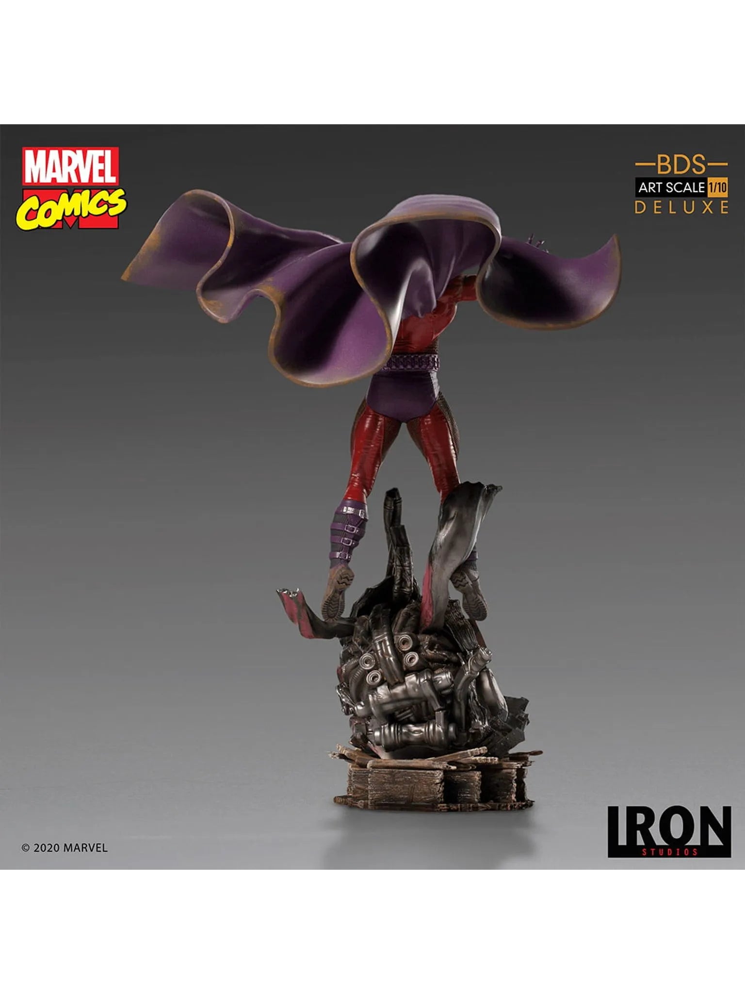 IRON Studios: Marvel X Men - Magneto Deluxe BDS Escala de Arte 1/10