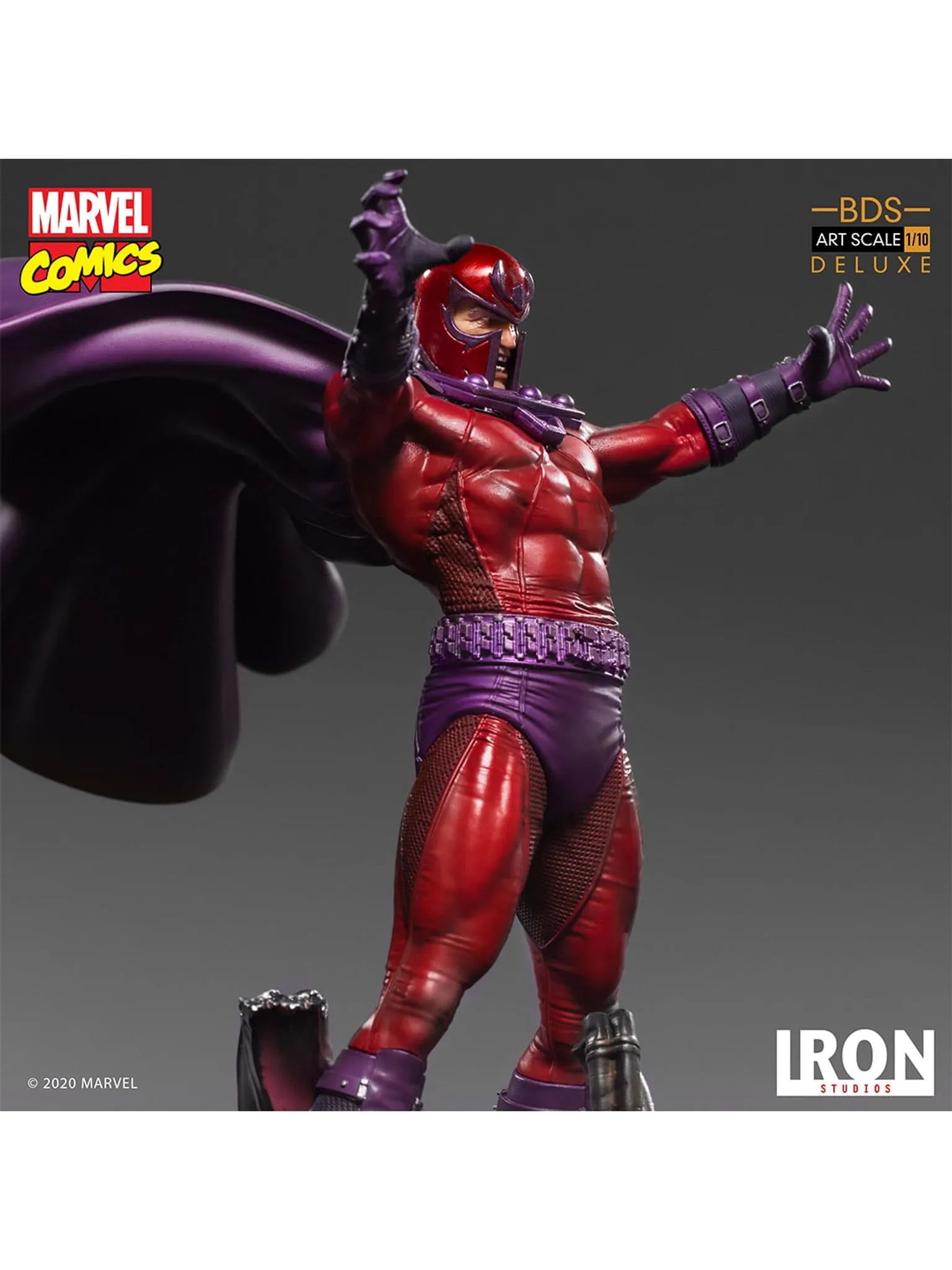 IRON Studios: Marvel X Men - Magneto Deluxe BDS Escala de Arte 1/10