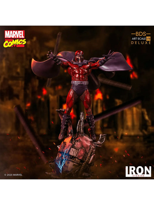 IRON Studios: Marvel X Men - Magneto Deluxe BDS Escala de Arte 1/10