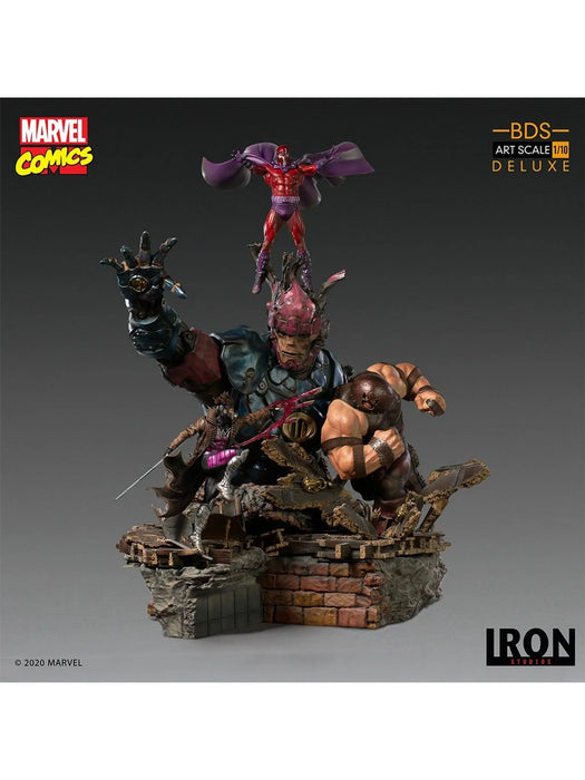 IRON Studios: Marvel Comics - Sentinel vs X Men 2 Deluxe BDS Escala de Arte 1/10