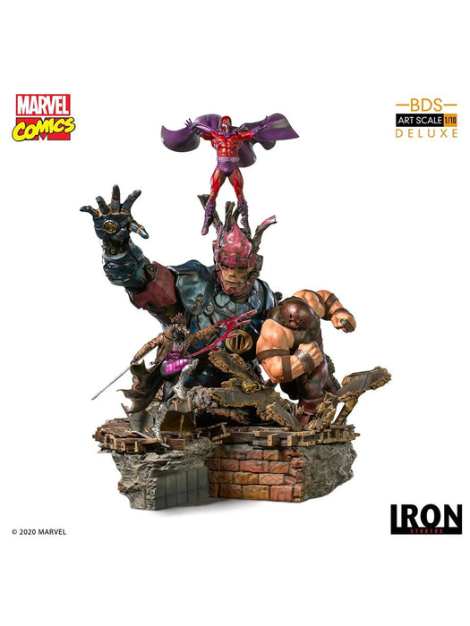 IRON Studios: Marvel Comics - Sentinel vs X Men 2 Deluxe BDS Escala de Arte 1/10