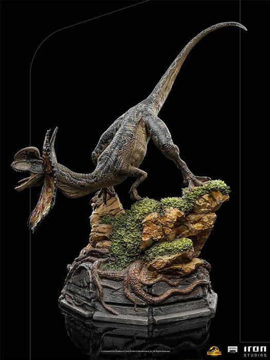 IRON Studios: Jurassic World Dominio - Dilophosaurus Escala de Arte 1/10