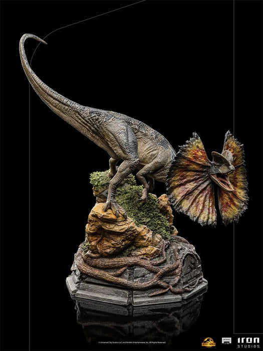 IRON Studios: Jurassic World Dominio - Dilophosaurus Escala de Arte 1/10