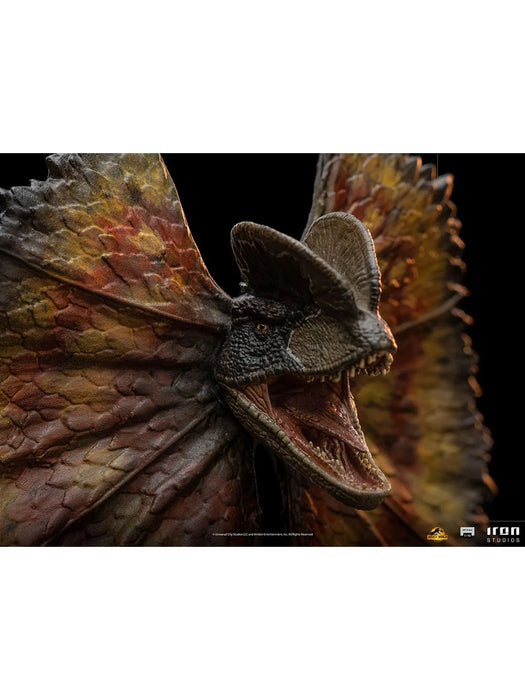 IRON Studios: Jurassic World Dominio - Dilophosaurus Escala de Arte 1/10