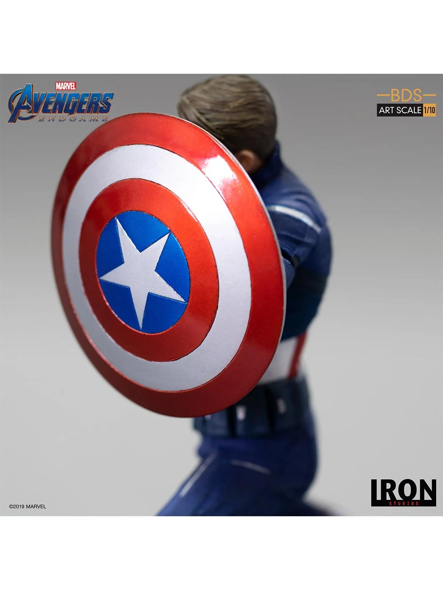 IRON Studios: Marvel Avengers Endgame - Capitan America 2023 BDS Escala de Arte 1/10