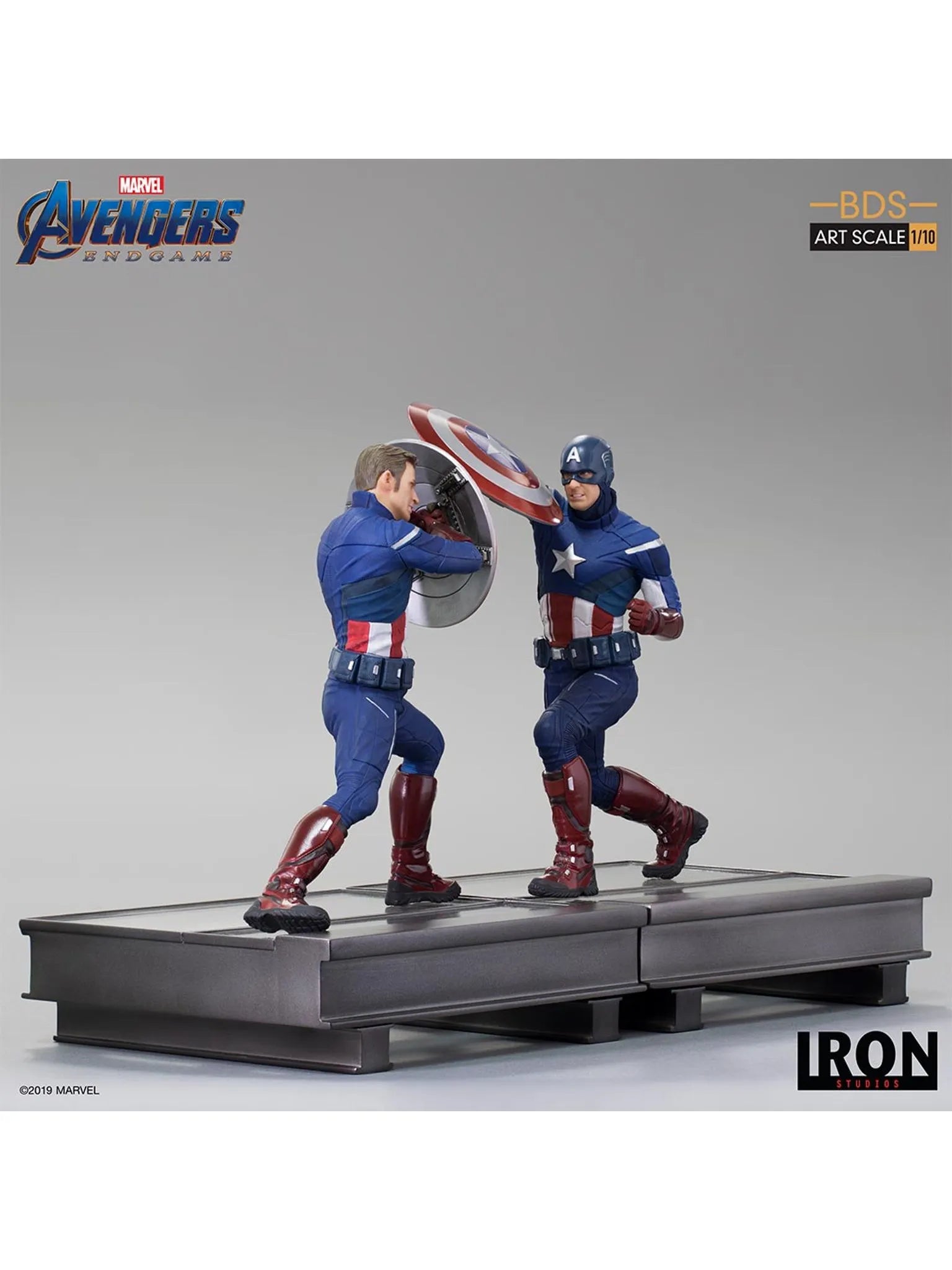 IRON Studios: Marvel Avengers Endgame - Capitan America 2023 BDS Escala de Arte 1/10