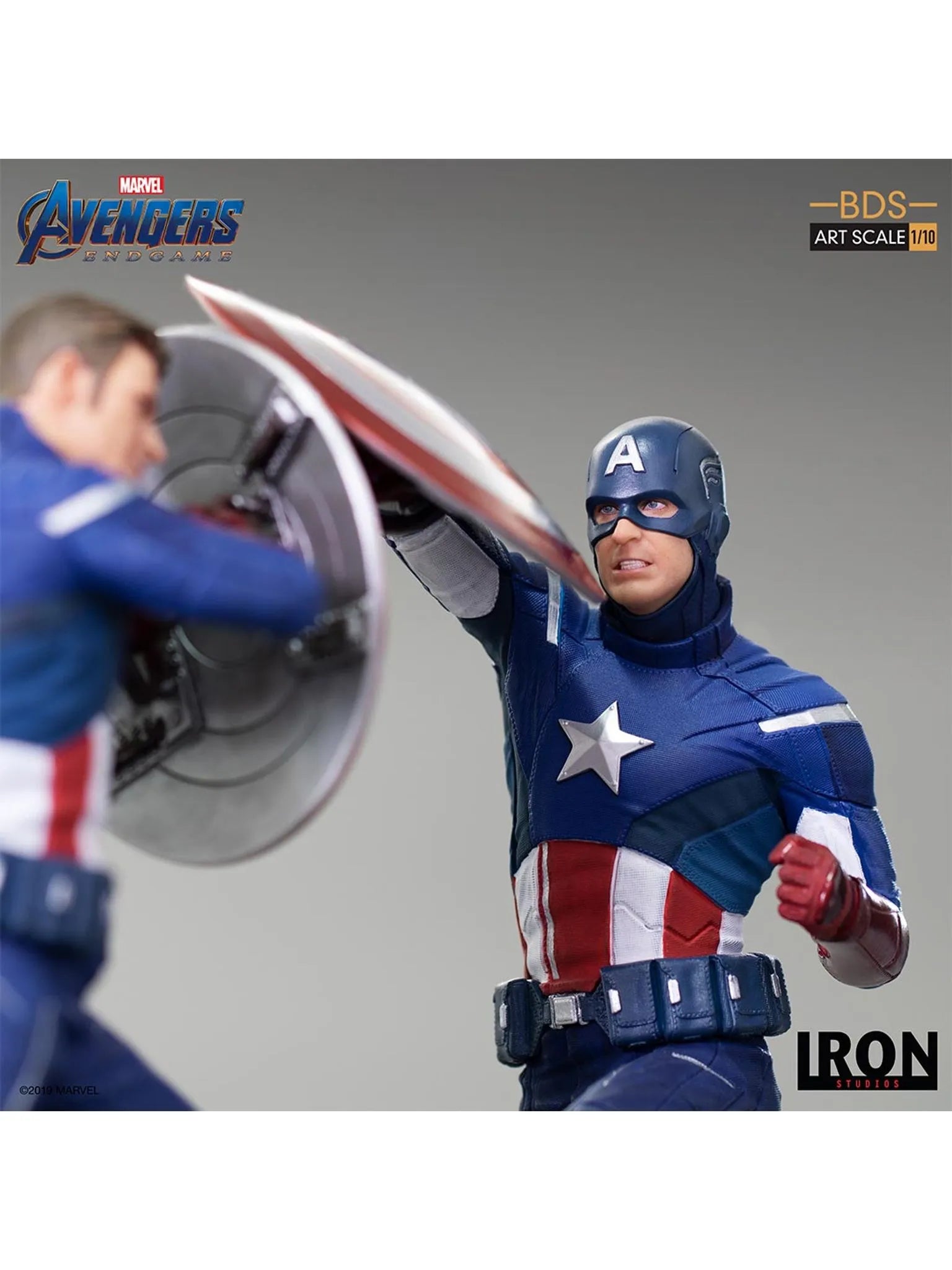 IRON Studios: Marvel Avengers Endgame - Capitan America 2023 BDS Escala de Arte 1/10