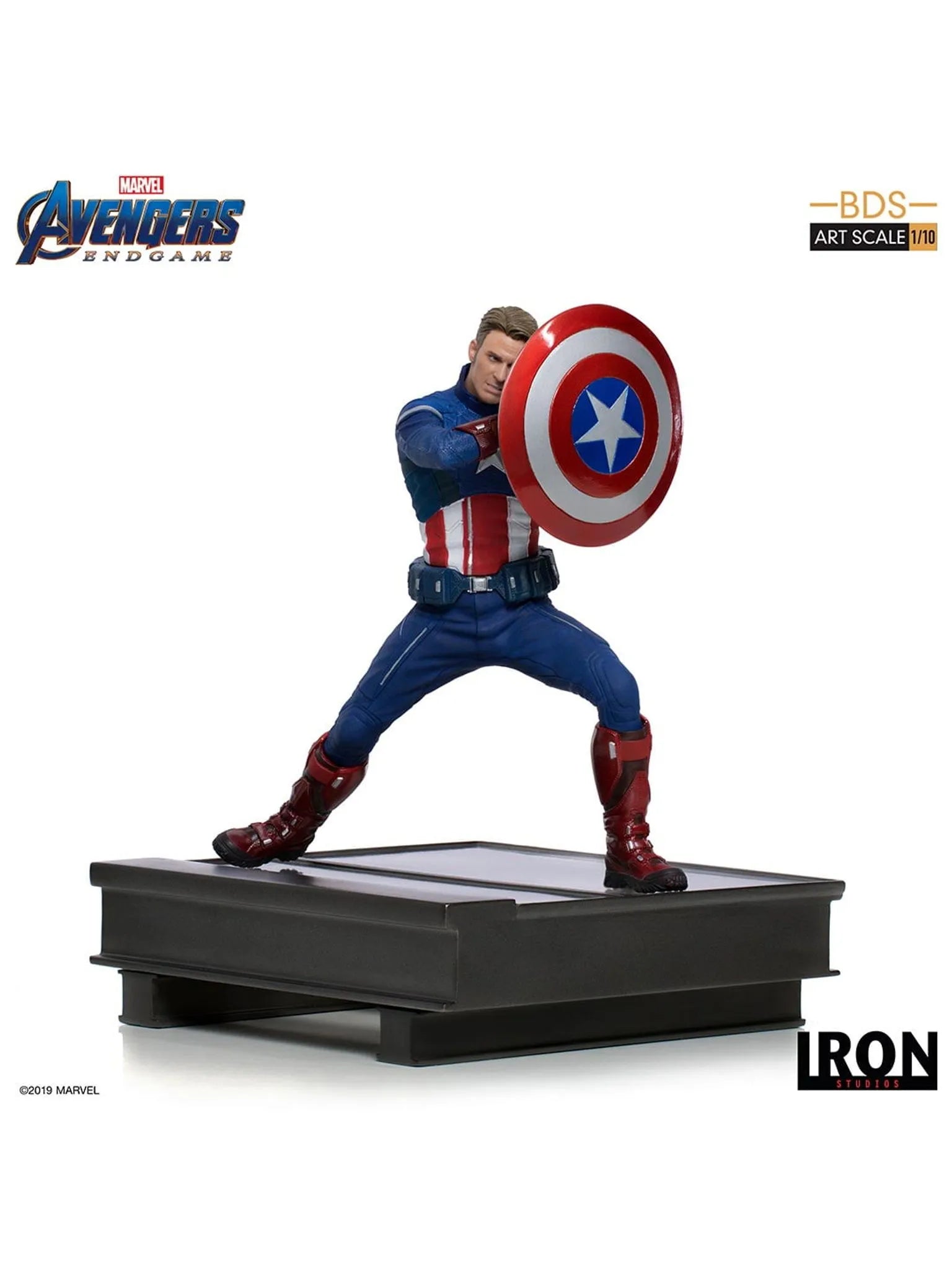 IRON Studios: Marvel Avengers Endgame - Capitan America 2023 BDS Escala de Arte 1/10