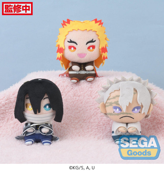 Sega Plushies Mascot: Demon Slayer Kimetsu No Yaiba - Kyoujuro, Sanemi o Obanai Mini Peluche Sorpresa Serie 4