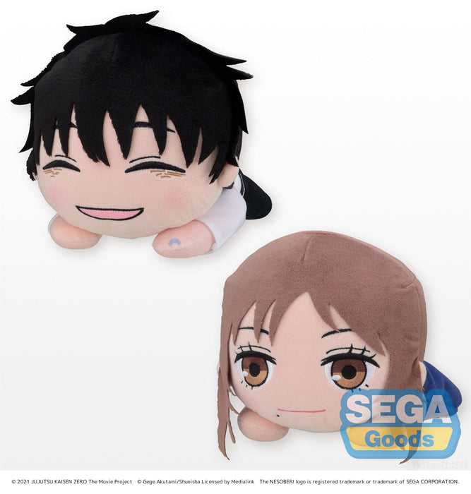 Sega Plushies Nesoberi Lay Down: Jujutsu Kaisen0 - Yuta Okkotsu Y Rika Orimoto Peluche