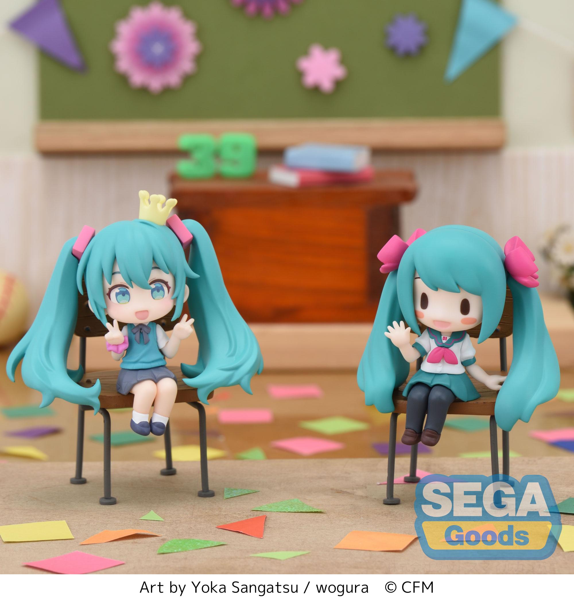 Sega Figures Perching Premium: Hatsune Miku - Hatsune Miku 16 Aniversario Figura Sorpresa