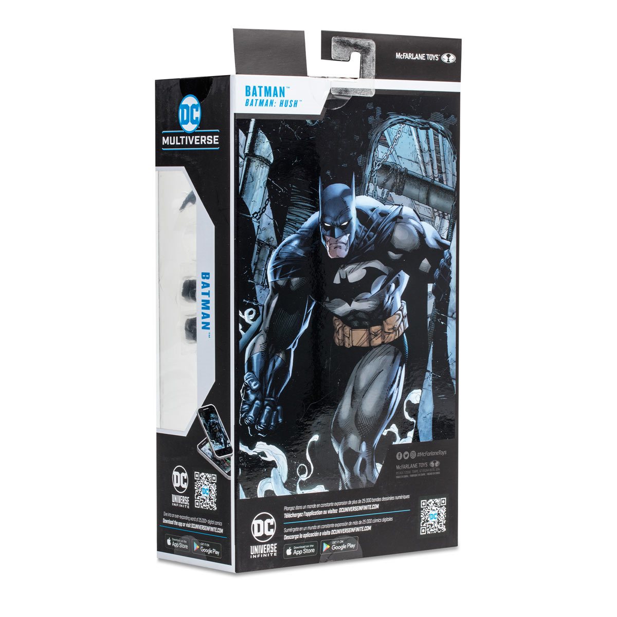 McFarlane Figura de Accion: DC Batman Hush - Batman Black And Grey 7 Pulgadas