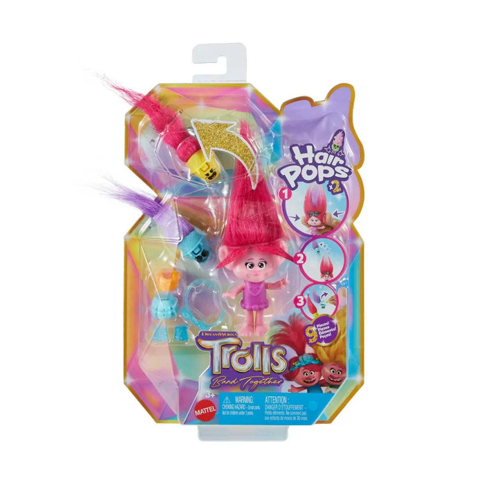 Trolls Hair Pops: Poppy Muñeca Con Accesorios