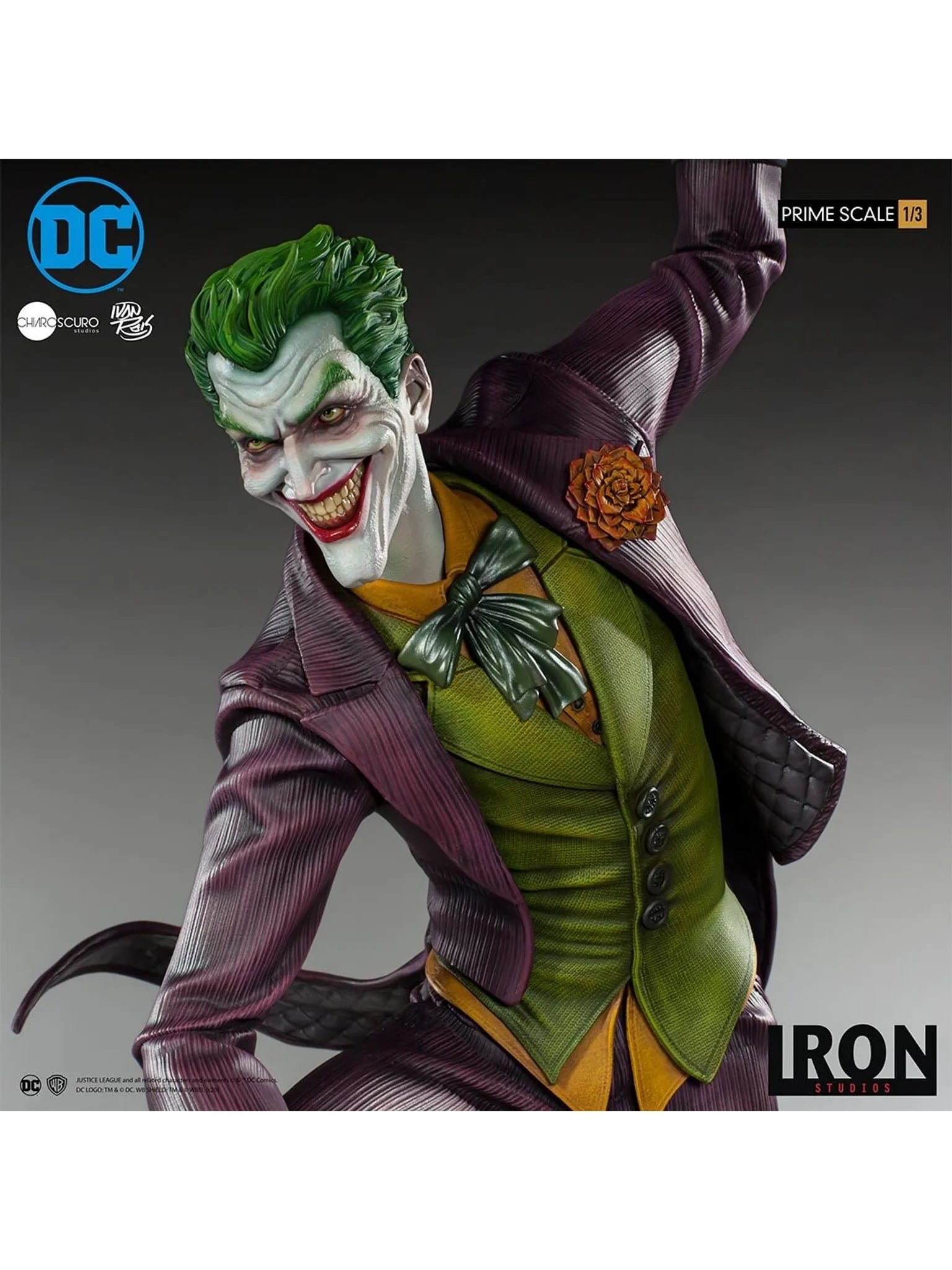 IRON Studios: DC Comics By Ivan Reis - Joker Prime Escala 1/3