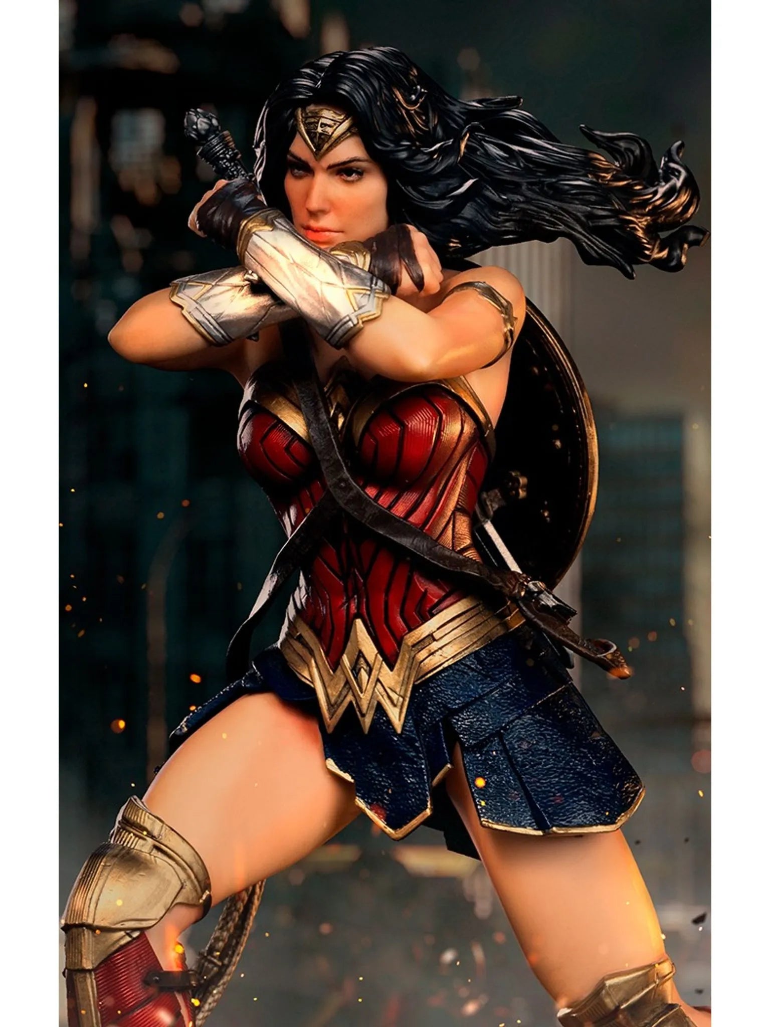 IRON Studios: DC Justice League Zack Snyder - Wonder Woman Escala de Arte 1/10