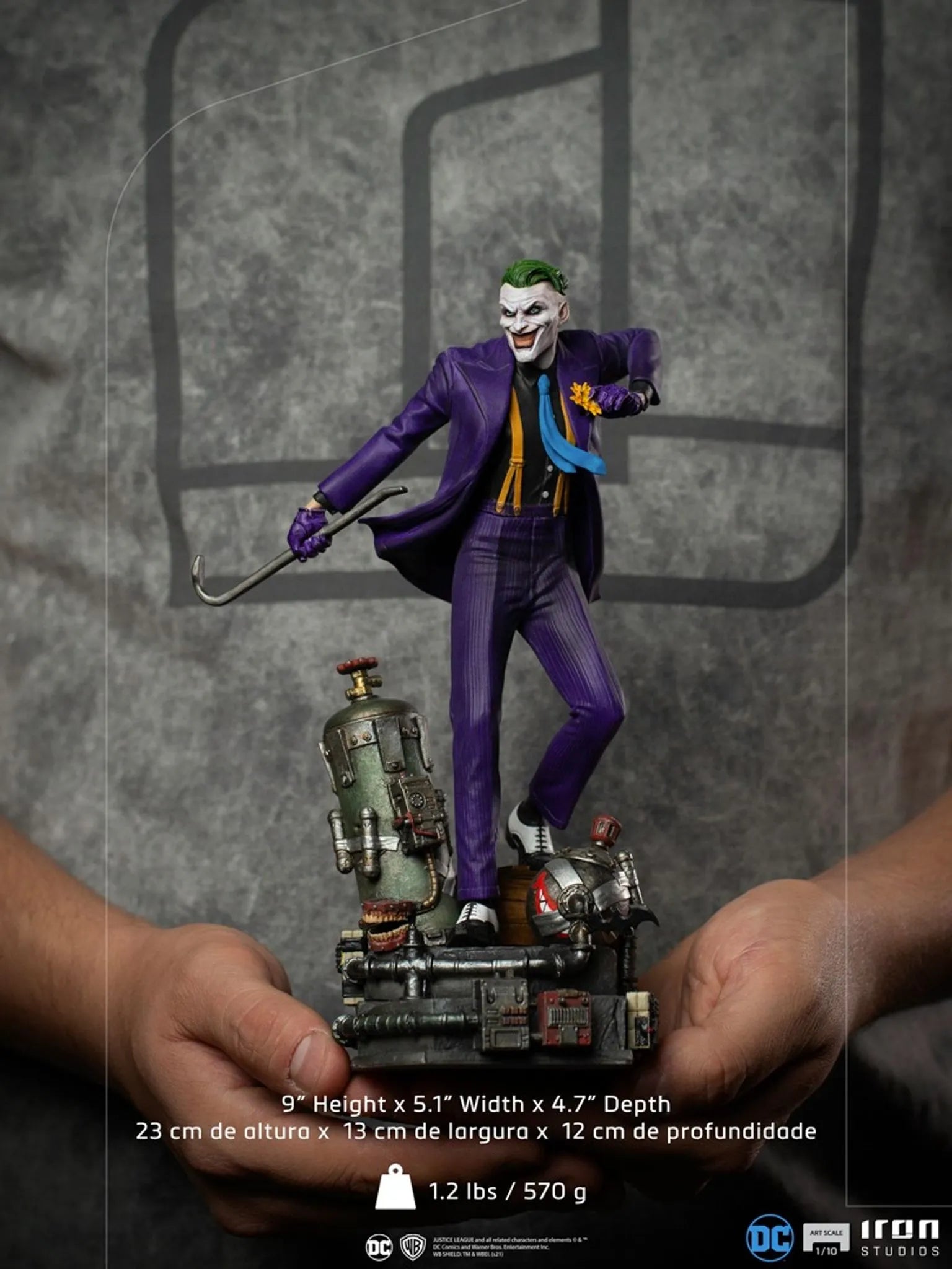 IRON Studios: DC Comics - The Joker Escala de Arte 1/10