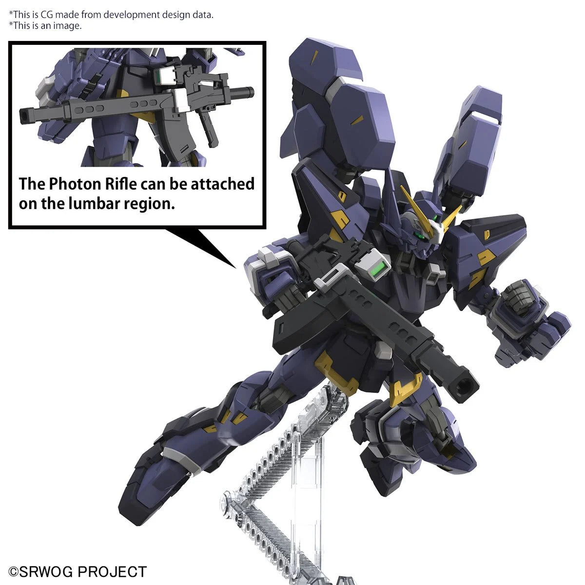 Bandai Hobby Gunpla High Grade Model Kit: Super Robot Wars - Huckebein MK III Kit De Plastico